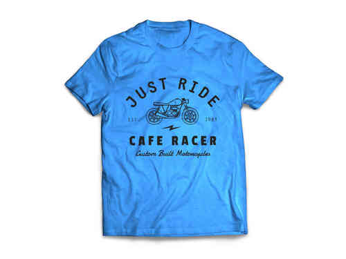 T-Shirt "Just Ride" Blue